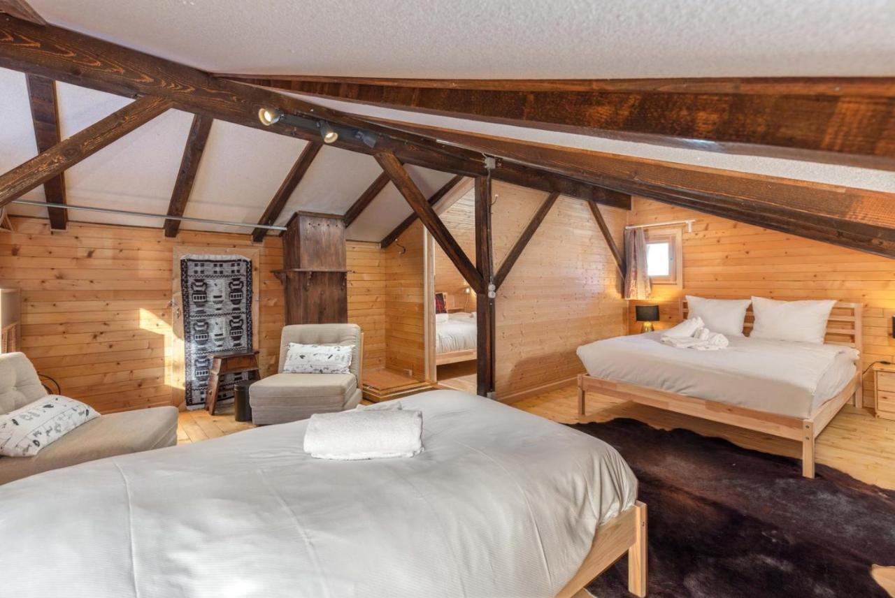 Chalet Noisette Authentic Swiss Chalet Perfect For Families ラ・ズマ エクステリア 写真