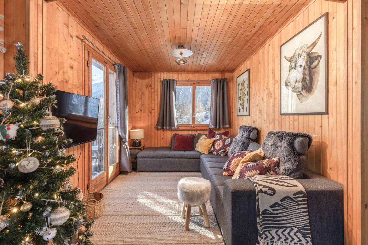 Chalet Noisette Authentic Swiss Chalet Perfect For Families ラ・ズマ エクステリア 写真