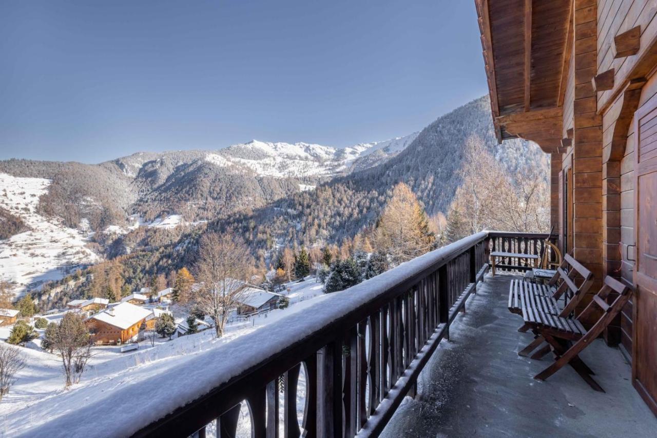 Chalet Noisette Authentic Swiss Chalet Perfect For Families ラ・ズマ エクステリア 写真